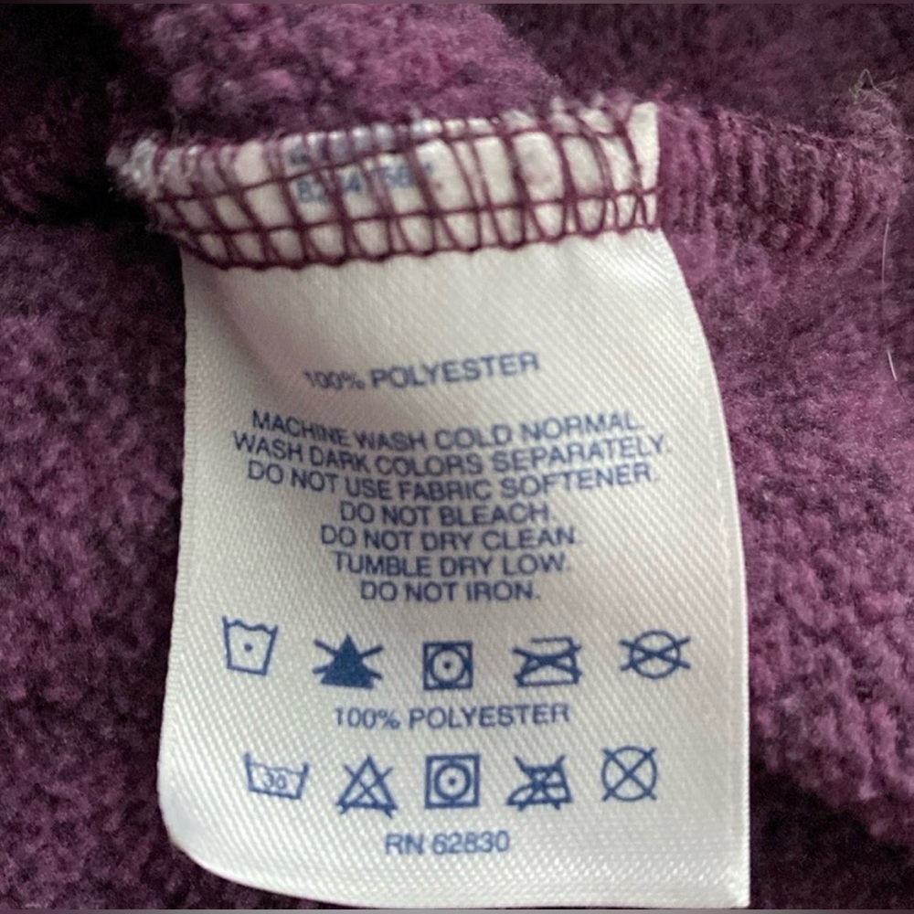 Lands’ End Sweater Fleece 1/4 Zip Pullover - EUC! - Picture 6 of 7